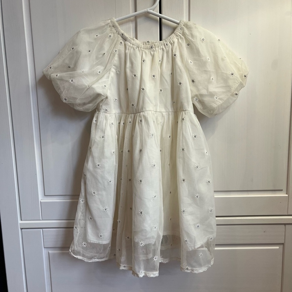 Zara formal Eyelet Dress - 3/4yrs